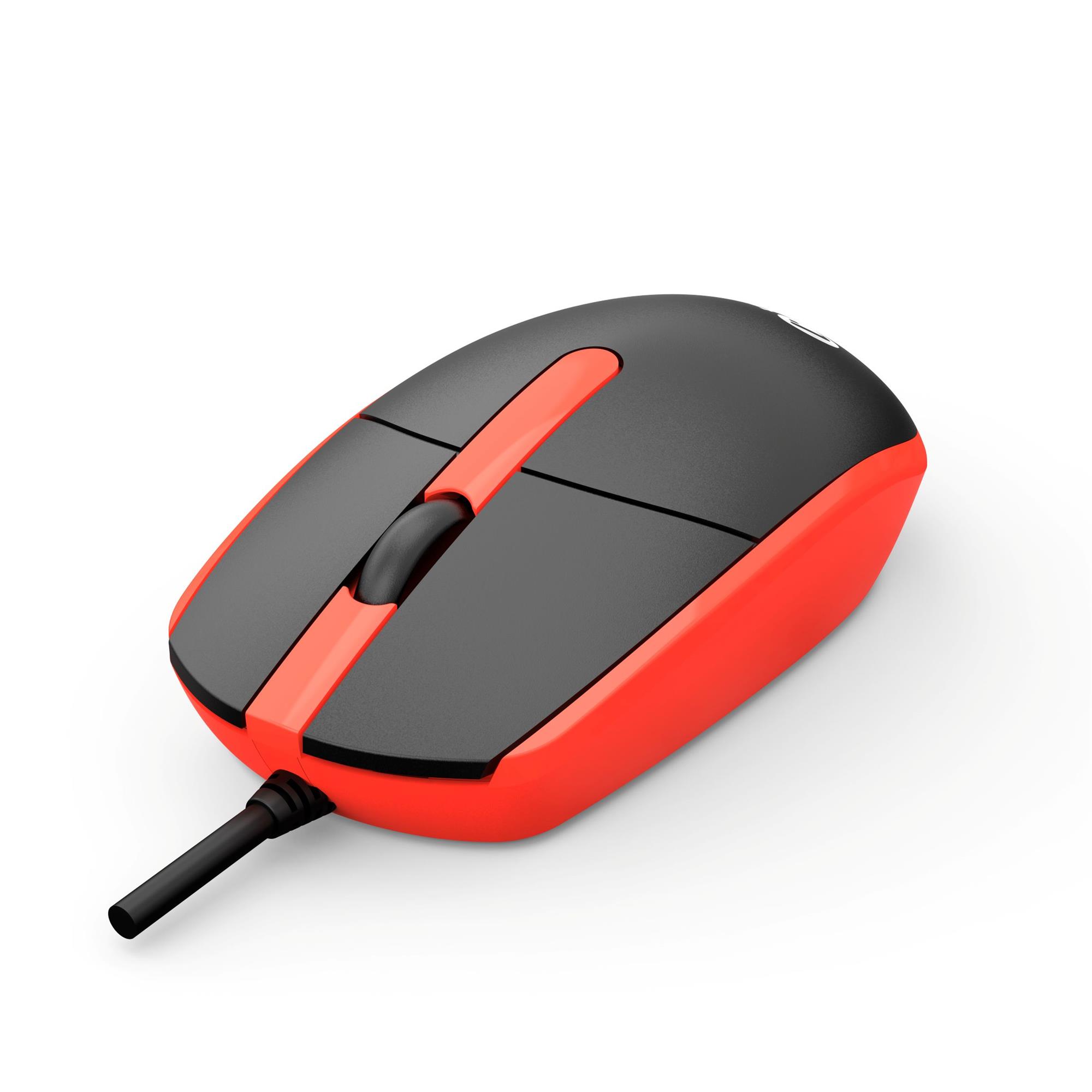 C-TECH WM-10, čierna a červená, USB