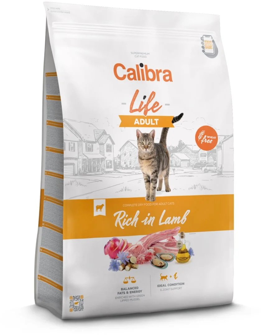 Calibra Cat Life Adult Lamb 1,5kg granule pro kočky