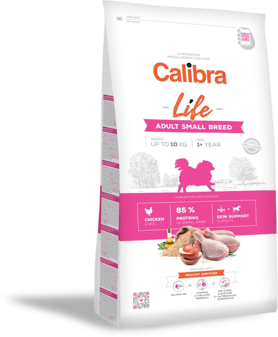 Calibra Dog Life Adult Small Breed Chicken 1,5kg granule pro psy
