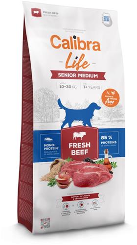 Calibra Dog Life Senior Medium Fresh Beef 12kg granule pre psov