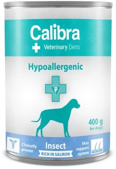 Calibra VD Dog Hypoallergenic Insect&Salmon 400g konzerva pro psy