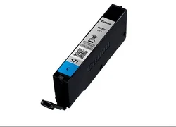 CANON CLI-571 C, azúrový, originálne 0386C001