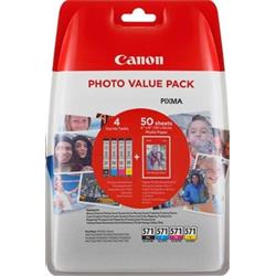 CANON CLI-571XL C/M/Y/BK Photo Value Pack