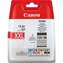 Canon CLI-581XXL C/M/Y/BK (Multipack) 1998C005 Získejte odměnu za nákup originálního spotřebního materiálu v rámci věrnostního Canon bonus programu! - Spotřební materiál
