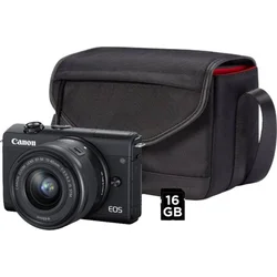 Canon EOS M200 + EF-M 15-45 IS STM - černý - Value Up Kit