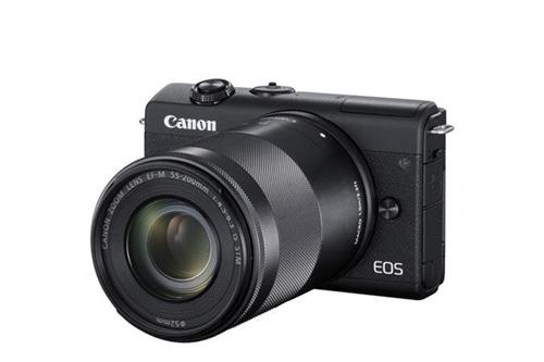 Canon EOS M200 + EF-M 15-45 IS STM + EF-M 55-200 IS STM - černý
