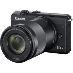 Canon EOS M200 + EF-M 15-45 IS STM + EF-M 55-200 IS STM - černý