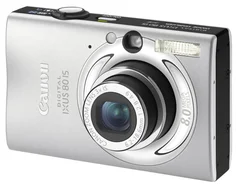 Canon IXUS 80 IS kompakt 8,0MPix, 3x zoom - stříbrný
