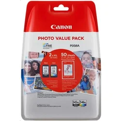 Canon PG-545 xl + CL-546 xl, Multi-Pack + 50x GP-501 8286B006