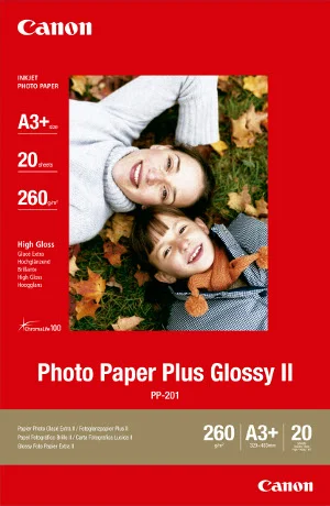 Canon PP-201 A3+ Photo Paper Plus Glossy II 20sheets 260g/m2 ***** 2311B021