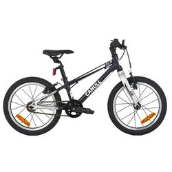 CANULL AIR 16" matný čierno-strieborný ultraľahký detský bicykel