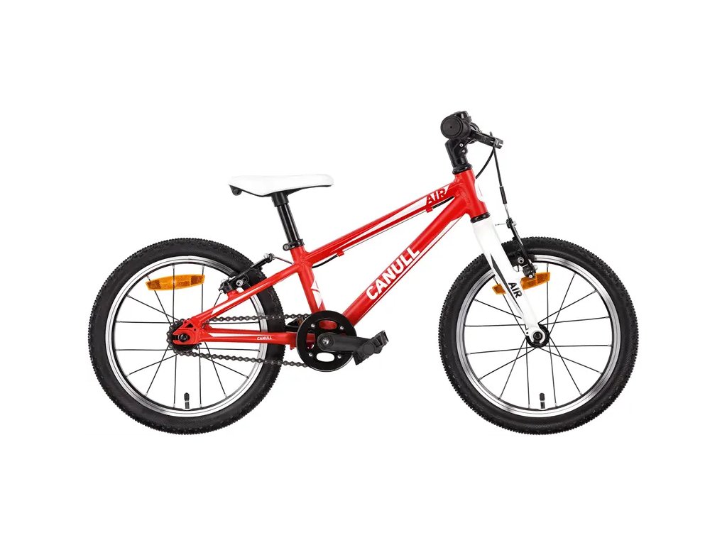 CANULL AIR 16" ultraľahký detský bicykel červený