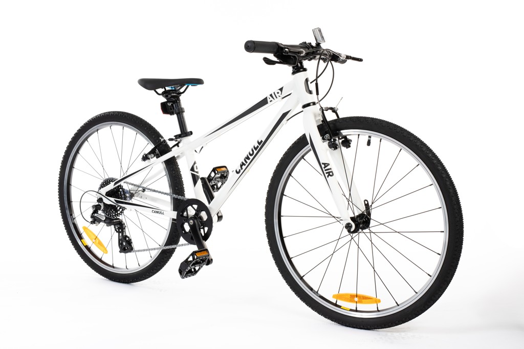 CANULL AIR 24" biely ultraľahký detský bicykel