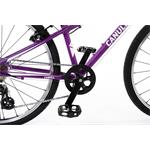 CANULL AIR 24" ultraľahký detský bicykel fialový