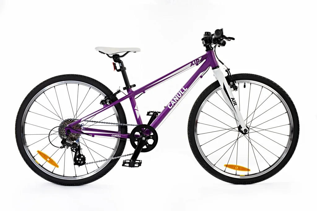 CANULL AIR 24" ultraľahký detský bicykel fialový
