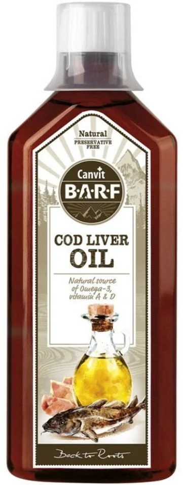 Canvit BARF Olej z treščej pečene 500ml
