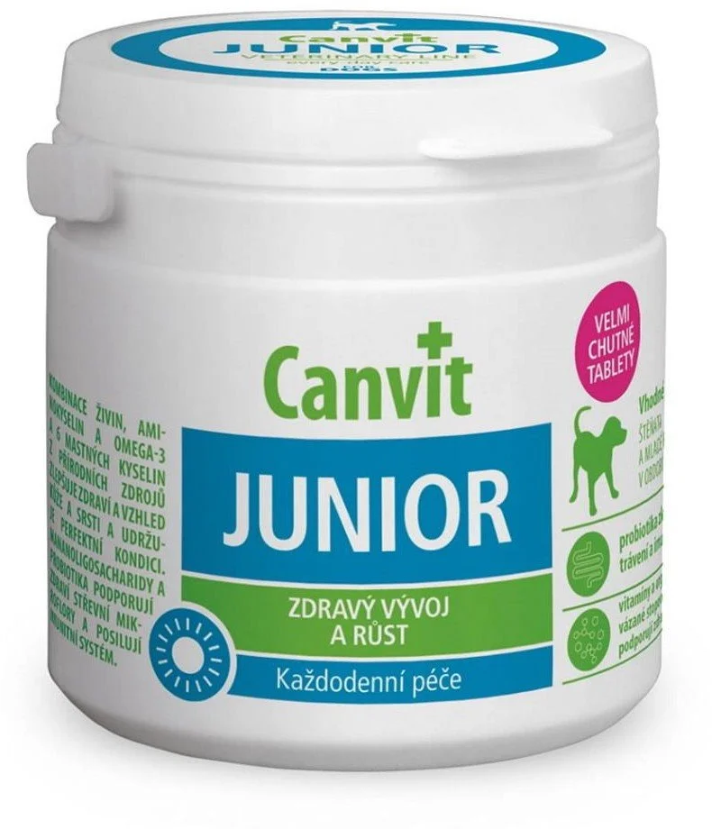 Canvit Junior pro psy ochucený 230g