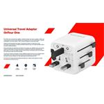 CANYON cestovní Adapter OnTour One EU/UK/US/AUS   White