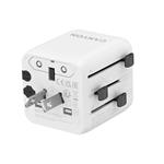 CANYON cestovní Adapter OnTour One EU/UK/US/AUS   White