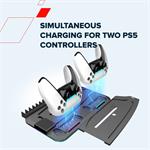 CANYON CS-51 chladící stojan pro PS5 Slim/PS5 Pro s RGB,  nabíjecí, Bílá