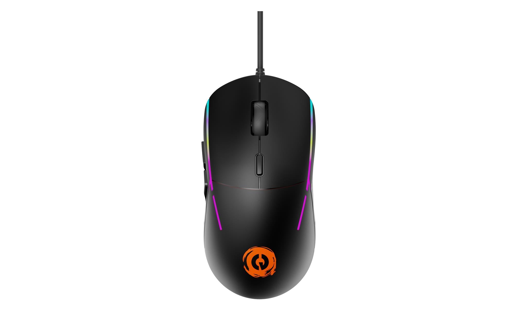 CANYON Herní drátová myš SHADDER GM-321, optická, RGB, až 7200 DPI, 6tl. programovatelných, černá