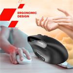 CANYON mouse MW-25 Ergonomic LED AA Dual mode Wireless Black