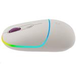 CANYON myš optická bezdrátová MW-22, RGB, 800/1200/1600 dpi, 4 tl, BT+2,4GHz, baterie 650mAh, rice