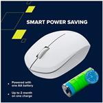 CANYON myš optická bezdrátová MW-4, 1200 dpi,3 tl., Bluetooth, AA baterie, bílá