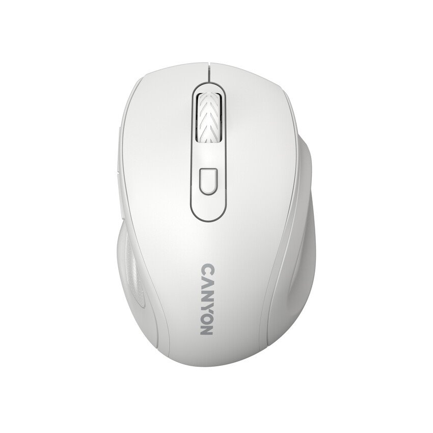 CANYON OnClick 20 1600DPI 4 buttons bezdrátová myš White