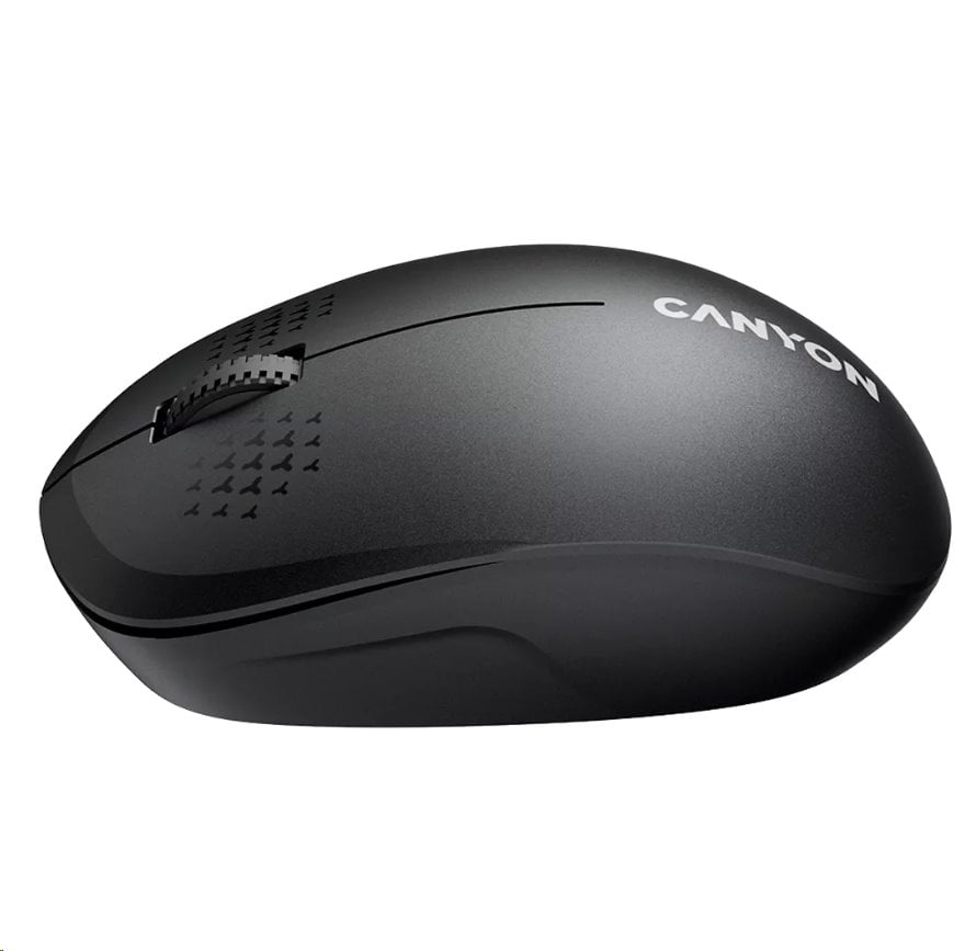 CANYON Optická bezdrôtová myš MW-4, 1200 dpi, Bluetooth, batéria AA, čierna
