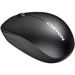 CANYON Optická bezdrôtová myš MW-4, 1200 dpi, Bluetooth, batéria AA, čierna