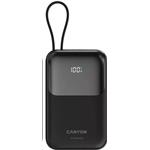 CANYON Power Bank PB-101, 10000mAh PD22.5W built-in cable, black