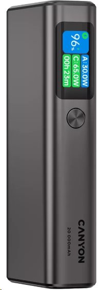 CANYON Power Bank PB-230, 20000mAh PD130W TFT displej