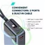 CANYON Power Bank PB-600, 20000mAh PD65W, dark grey