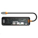 CANYON replikátor portů DS-13 7v1, 1xUSB-C PD 100W, 1xHDMI (4K), 3x USB 3.0, SD/micro čtečka, průhledný