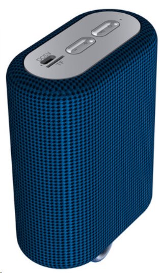 CANYON reproduktor BSP-4, BT V5.0, BLUETRUM AB5365A, 5W, 1200mAh, USB-C, microSD, modrá