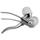 CANYON sluchátka CNR-EP7 20Hz-20kHz, kabel 1,5m, ear plug,white+silver