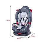 Caretero Autosedačka Sport classic graphite