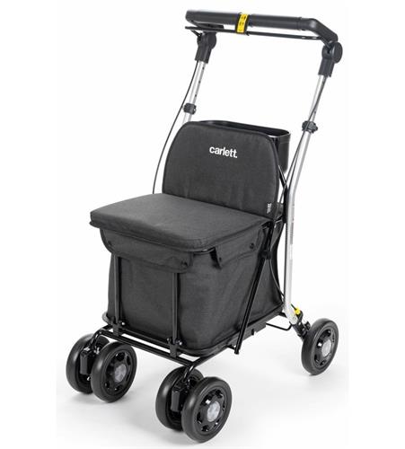 Carlett Nákupní taška na kolečkách Senior Comfort Pro 38 l, tm. šedá