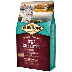 Carnilove Cat Fresh Carp & Trout - Sterilizované 2kg granule pre mačky