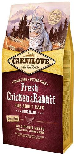 Carnilove Cat Fresh Chicken & Rabbit 6kg granule pro kočky