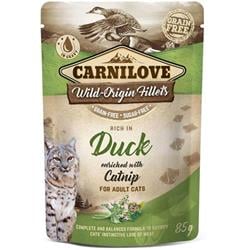 Carnilove Cat Pouch Rich in Duck Enriched with Catnip 85g kapsičky pro kočky