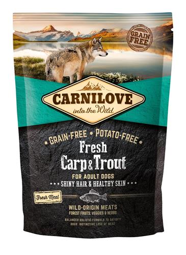 Carnilove Dog Fresh Carp & Trout 1,5kg granule pro psy