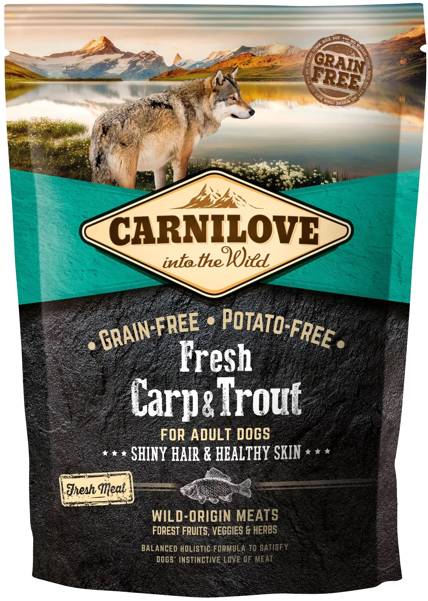 Carnilove Dog Fresh Carp & Trout 1,5kg granule pro psy
