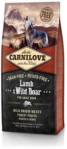 Carnilove Lamb & Wild Boar for Adult 4kg granule pro psy