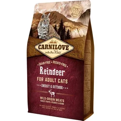 Carnilove Reindeer pre dospelé mačky - Energy & Outdoor 2kg granúl pre mačky