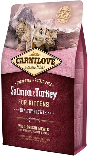 Carnilove Salmon & Turkey for Kittens – Healthy Growth 2kg granule pro koťata