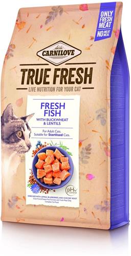 Carnilove True Fresh Cat Fish, 4,8kg granule pre mačky