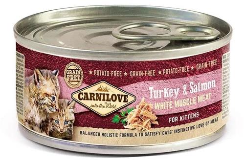 Carnilove WMM Turkey & Salmon for Kittens 100g konzervy pro koťata