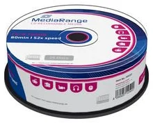 CD-R MediaRange 700MB 52x SPINDL (25pack) MR201